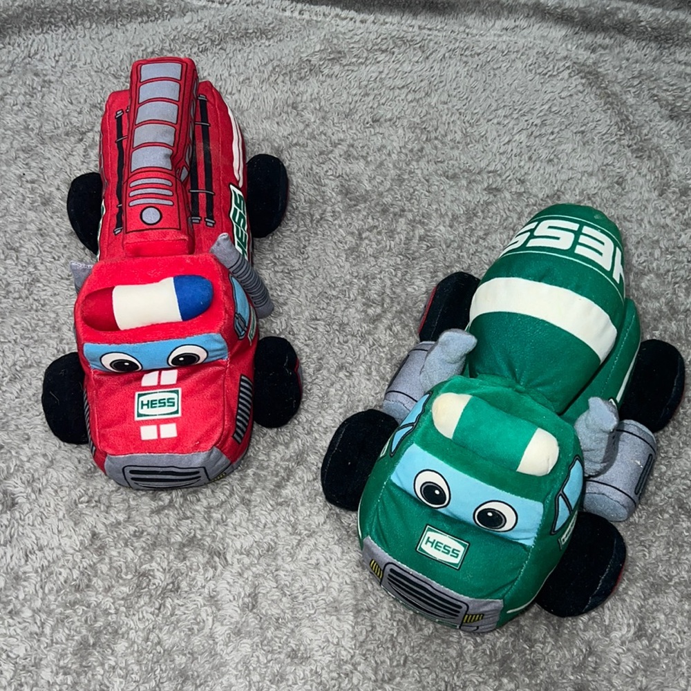 Hess Toy Stuffed Engine Cars